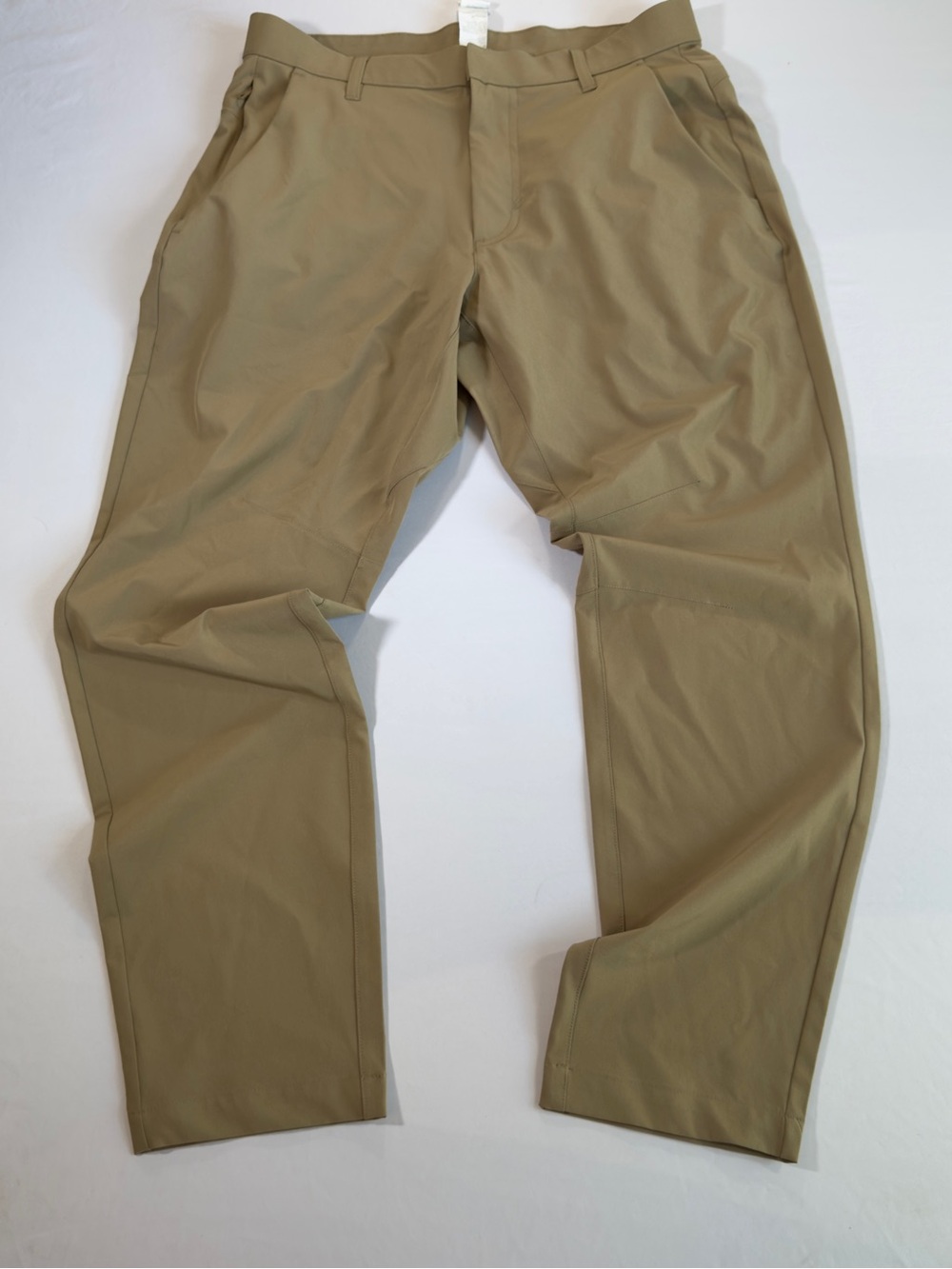 Fabletics Men's Khaki Stretch Chinos - Tan